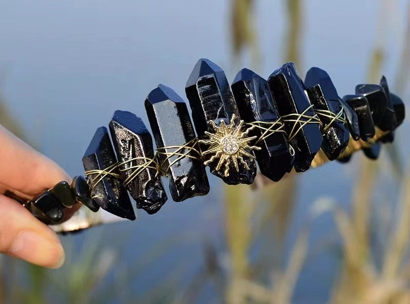 Quartz Mermaid Sun Crown