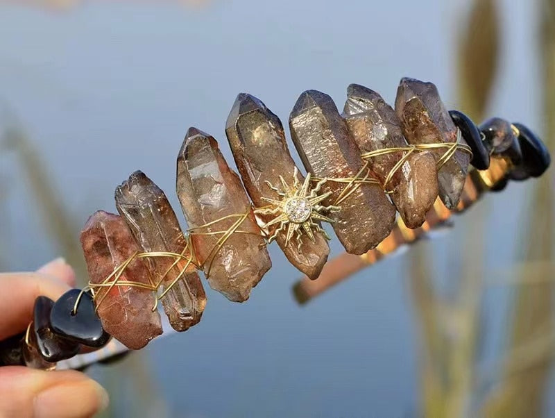 Quartz Mermaid Sun Crown