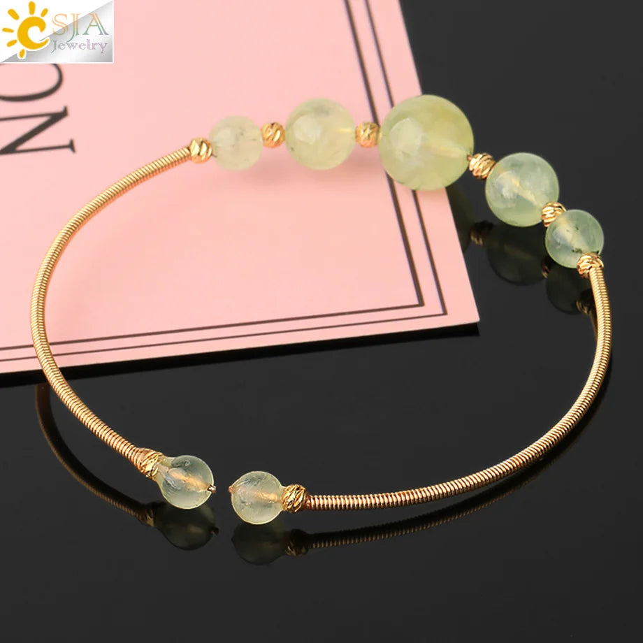 Crystal Gold Bangles