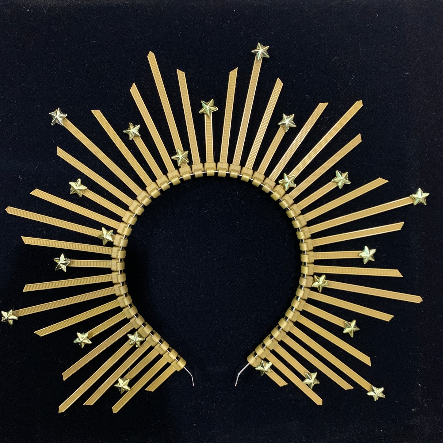 Golden star halo crown
