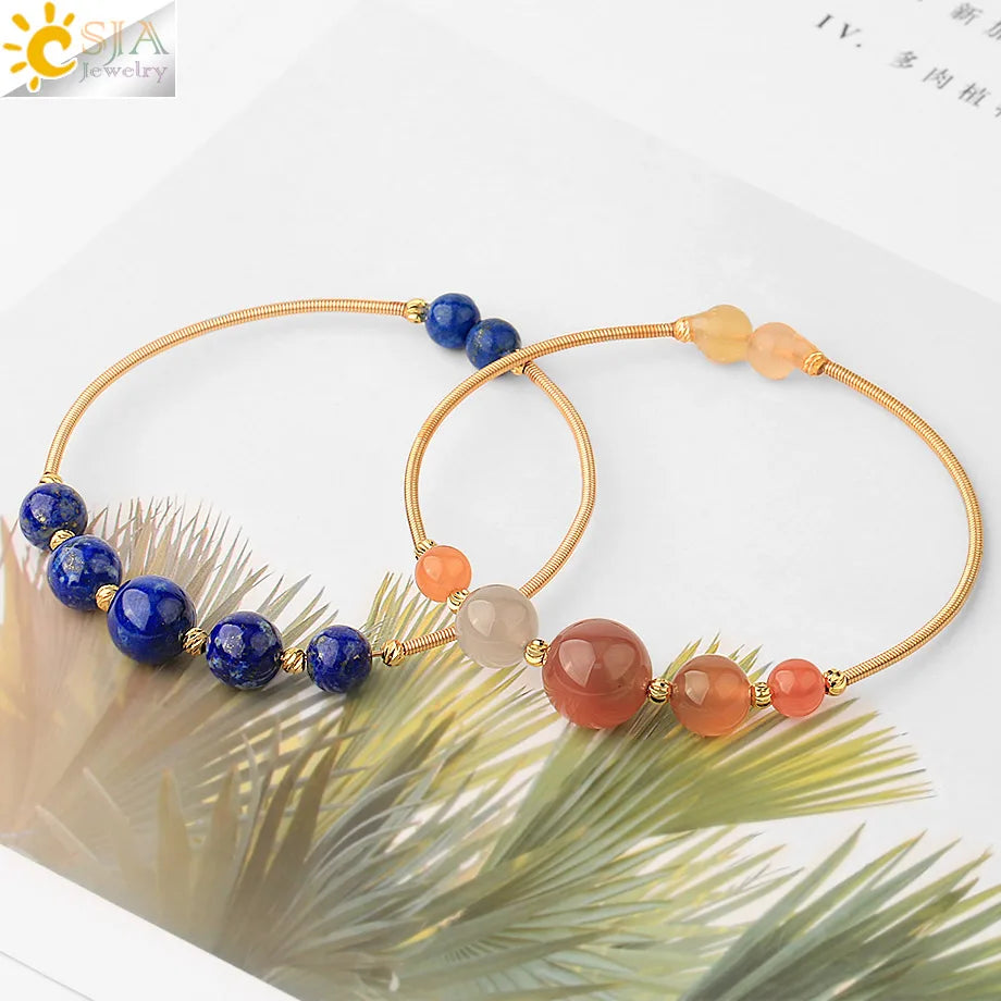 Crystal Gold Bangles