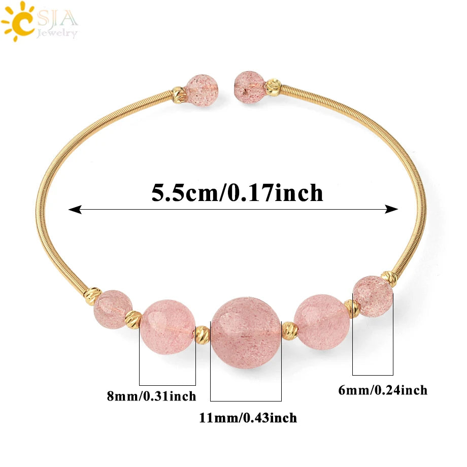 Crystal Gold Bangles