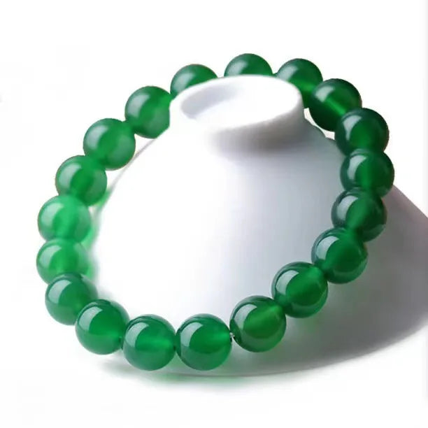 Chrysoprase Agate Crystal Bracelet
