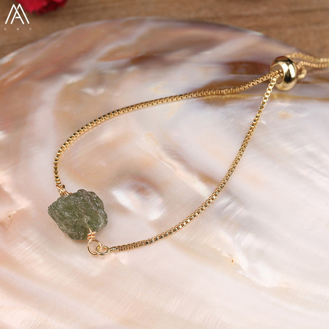 Chunky Gem Stone Bracelets - Bloom N Bliss Boutique
