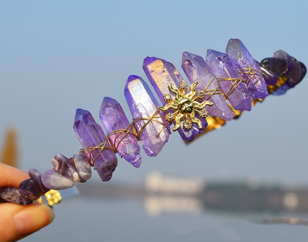 Crystal Sun Goddess Mermaid Crown