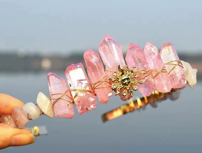 Crystal Sun Goddess Mermaid Crown