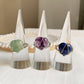 Crystal Heart Rings