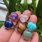 Healing Natural Crystal Rings