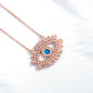 Lucky Evil Eye  Zirconia Blue
