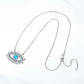 Lucky Evil Eye  Zirconia Blue