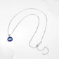 Lucky Evil Eye  Zirconia Blue