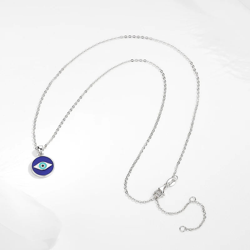 Lucky Evil Eye  Zirconia Blue