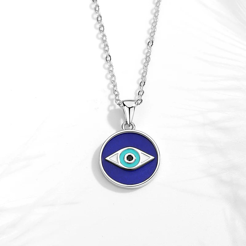 Lucky Evil Eye  Zirconia Blue