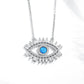 Lucky Evil Eye  Zirconia Blue