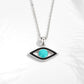 Lucky Evil Eye  Zirconia Blue