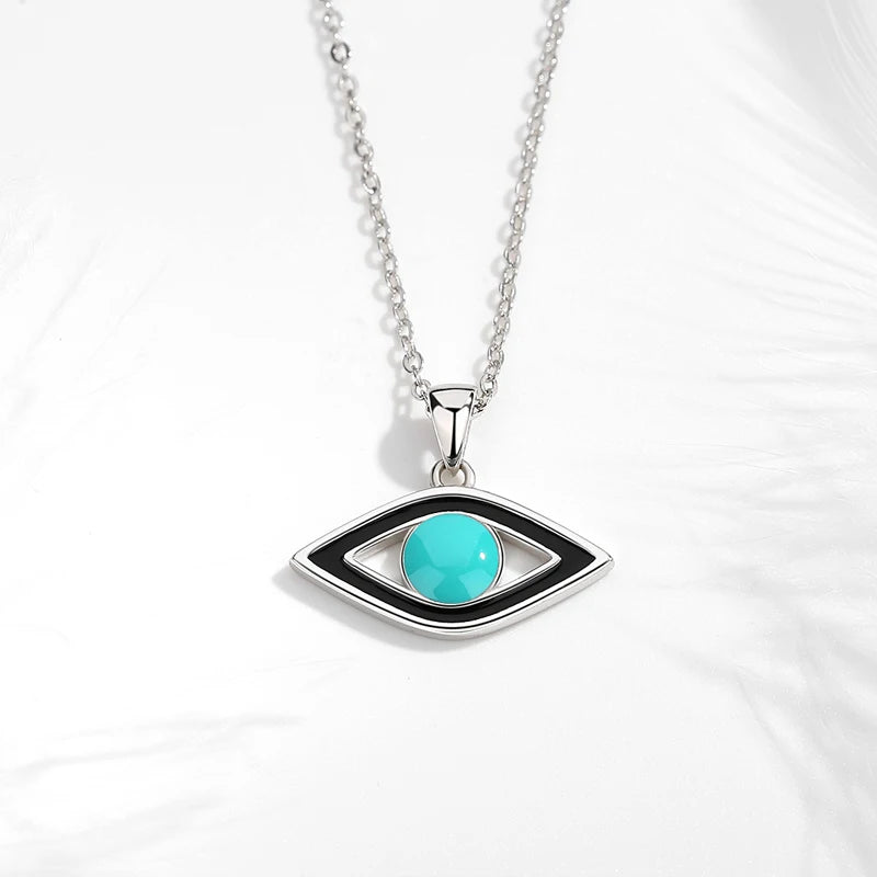 Lucky Evil Eye  Zirconia Blue