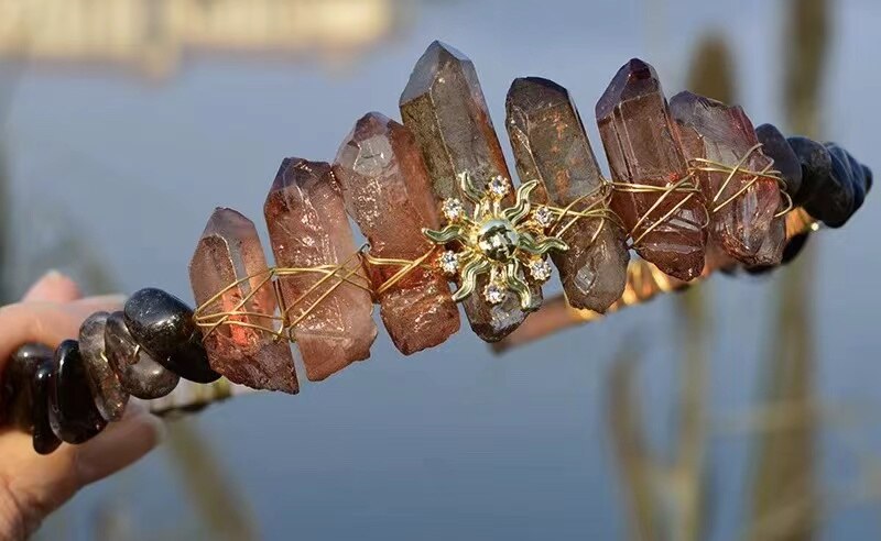 Crystal Sun Goddess Mermaid Crown