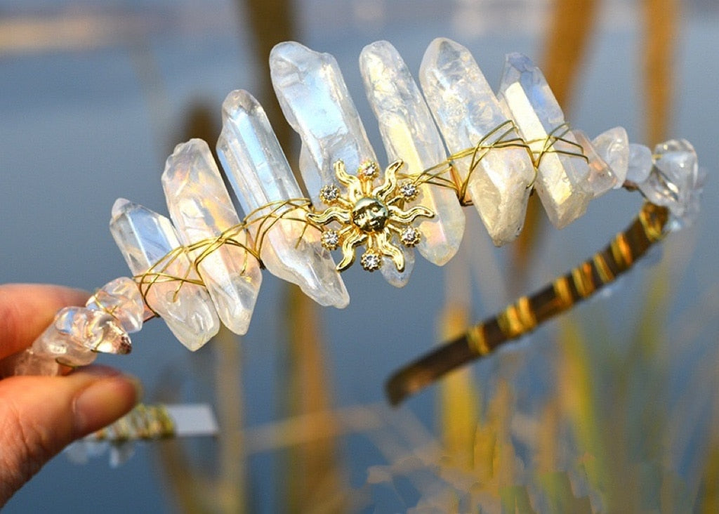 Crystal Sun Goddess Mermaid Crown