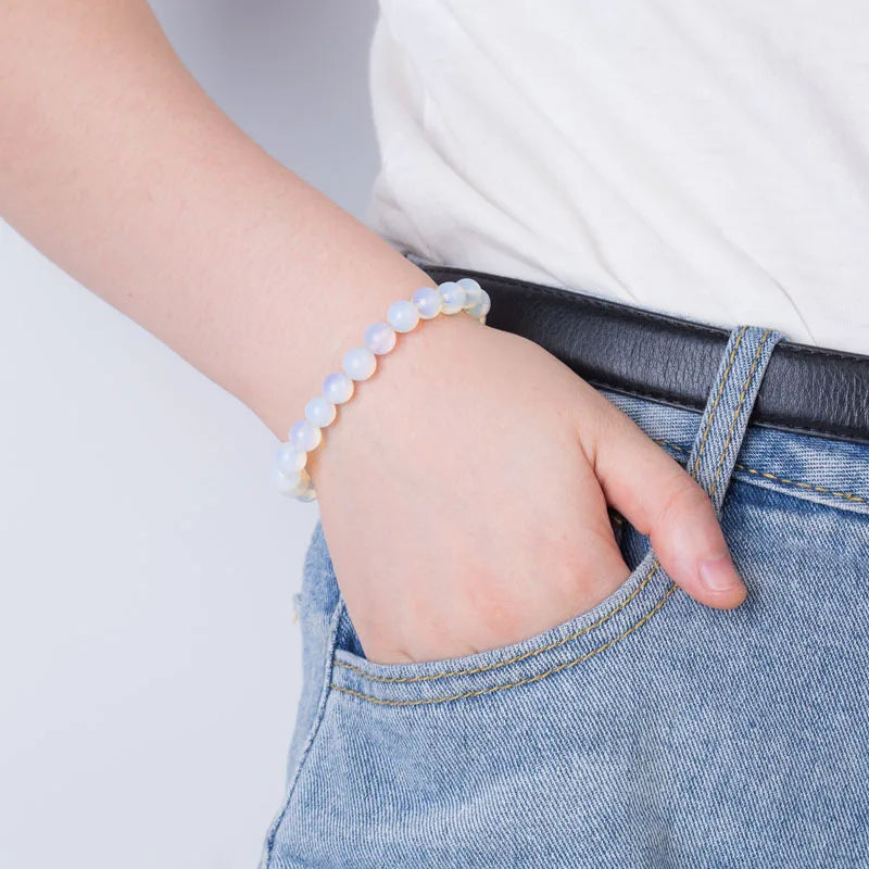 Moonstone and Opal Bracelet