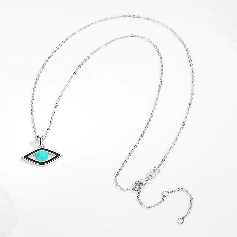 Lucky Evil Eye  Zirconia Blue