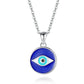 Lucky Evil Eye  Zirconia Blue