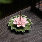 Ceramic Lotus Incense Tray