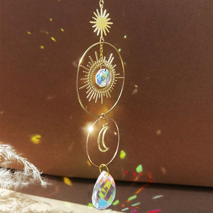 Suncatcher Crystals Sun and Moon