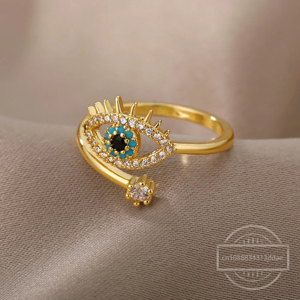 Dragon Evil Eye Ring