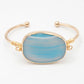 Blue Agate Bangle