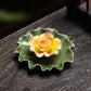 Ceramic Lotus Incense Tray