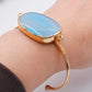 Blue Agate Bangle