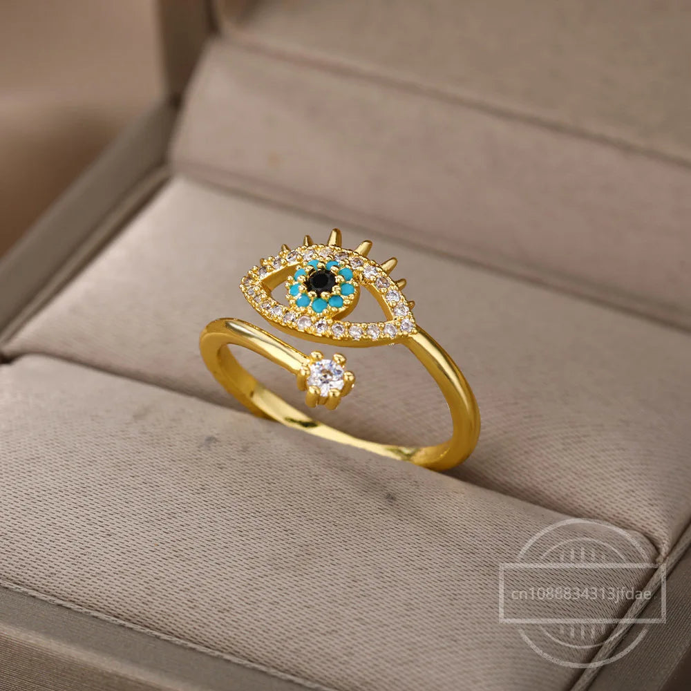 Dragon Evil Eye Ring