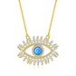 Lucky Evil Eye  Zirconia Blue