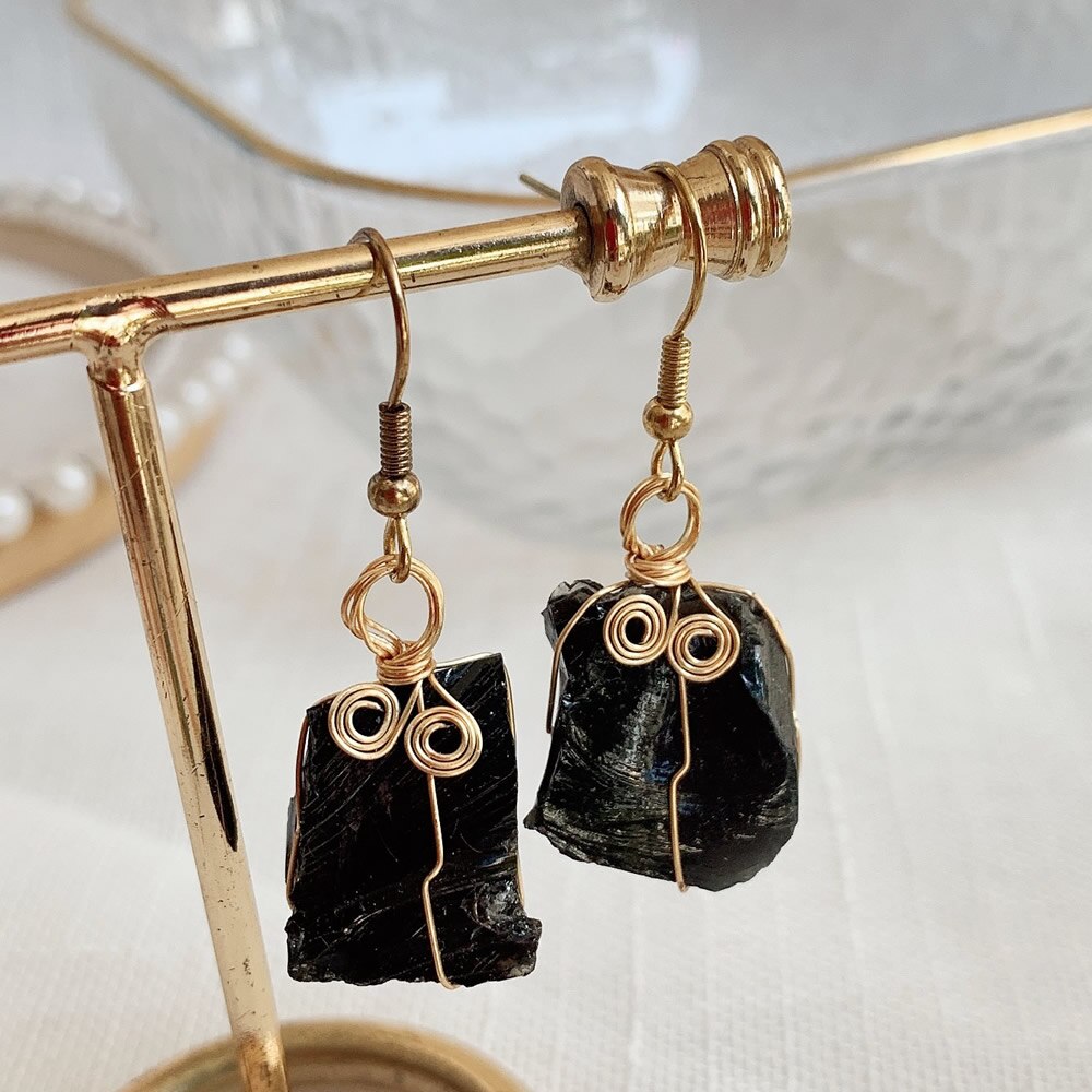 Crystal Rock Earrings