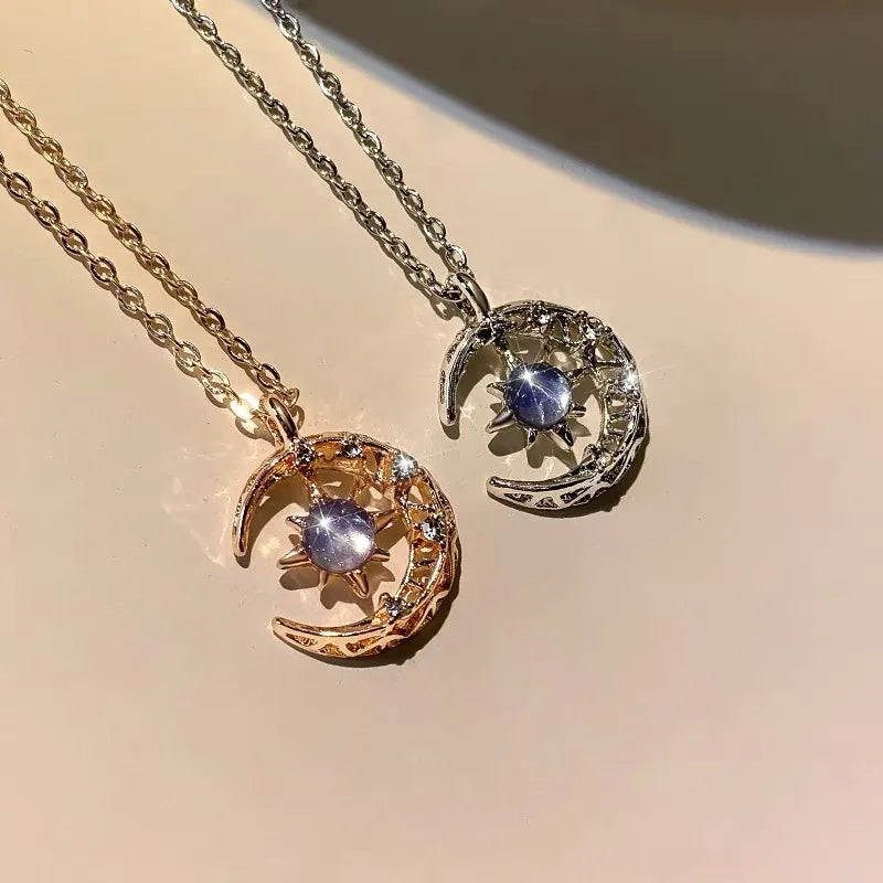 Moon N Starlight Crystal Pendant