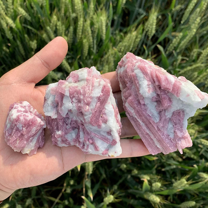 Pink Tourmaline Crystals