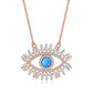 Lucky Evil Eye  Zirconia Blue