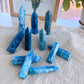 Blue Apatite Crystal Column