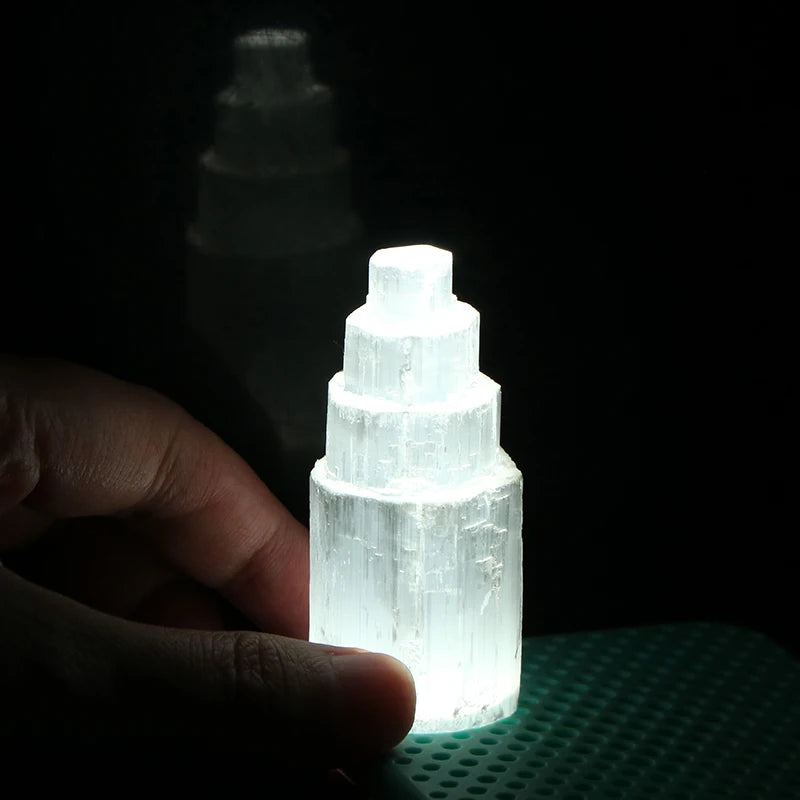 Selenite Lamp