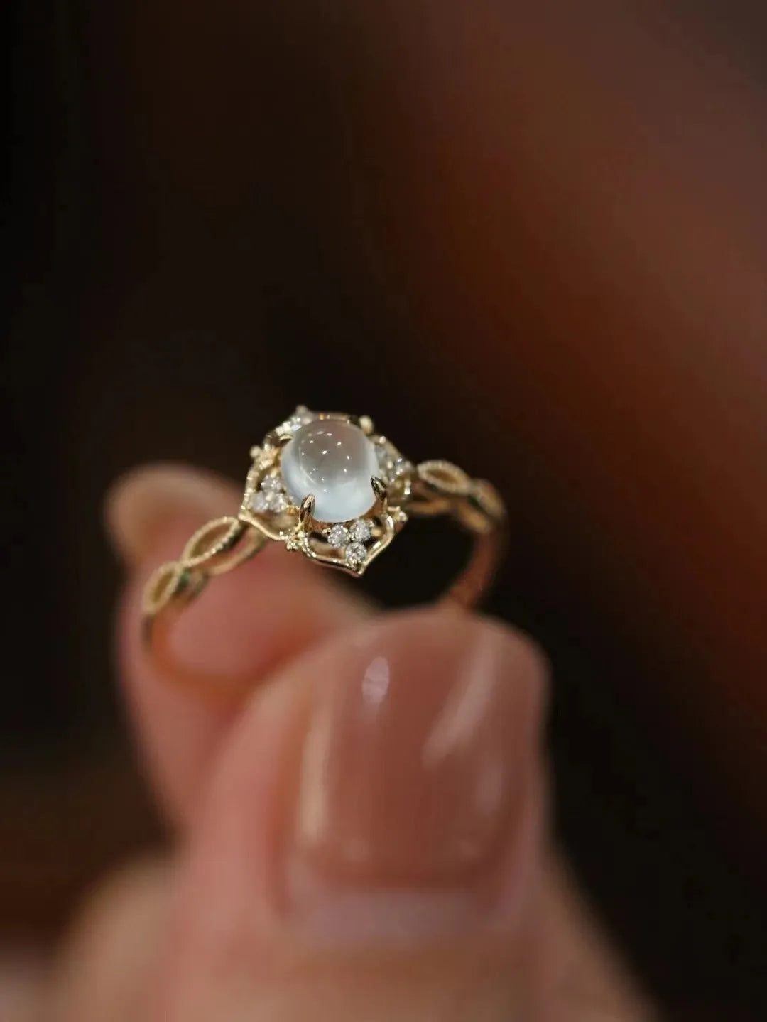 Moonstone Rings