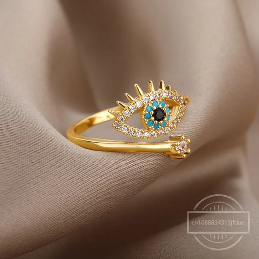 Dragon Evil Eye Ring