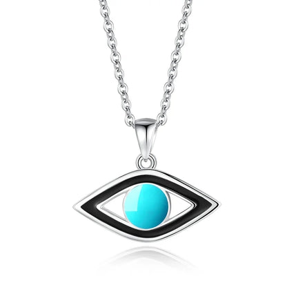 Lucky Evil Eye  Zirconia Blue
