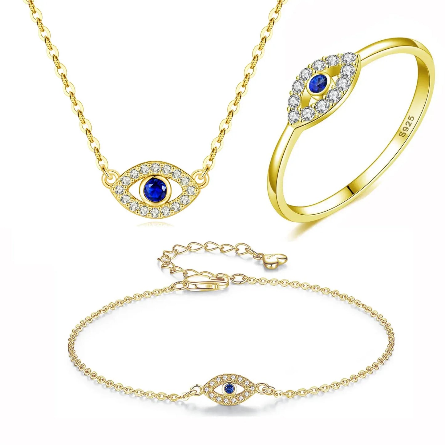 Evil Eye Jewelry Set