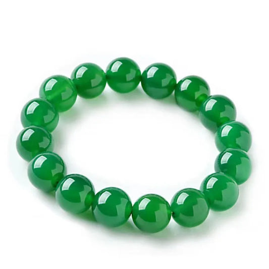 Chrysoprase Agate Crystal Bracelet