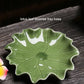 Ceramic Lotus Incense Tray