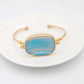 Blue Agate Bangle