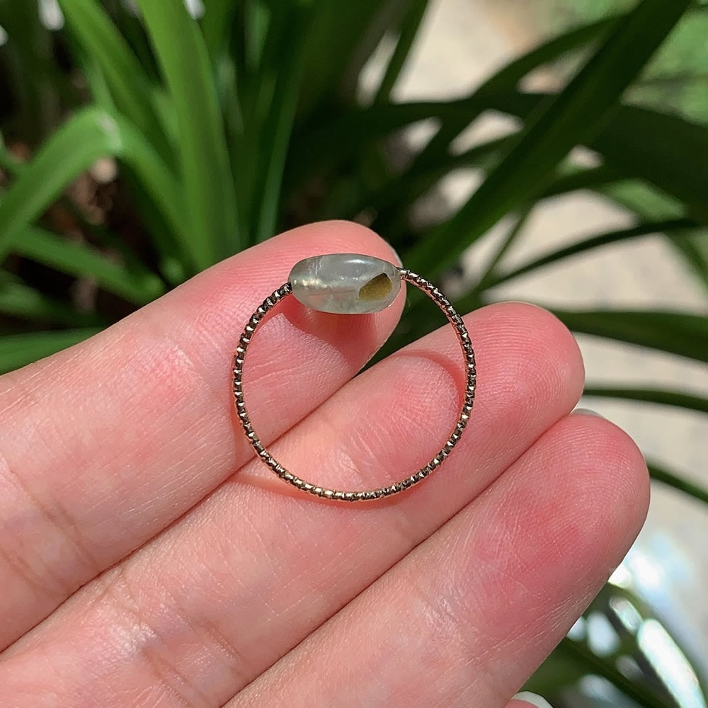 Healing Natural Stone Rings