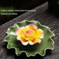 Ceramic Lotus Incense Tray