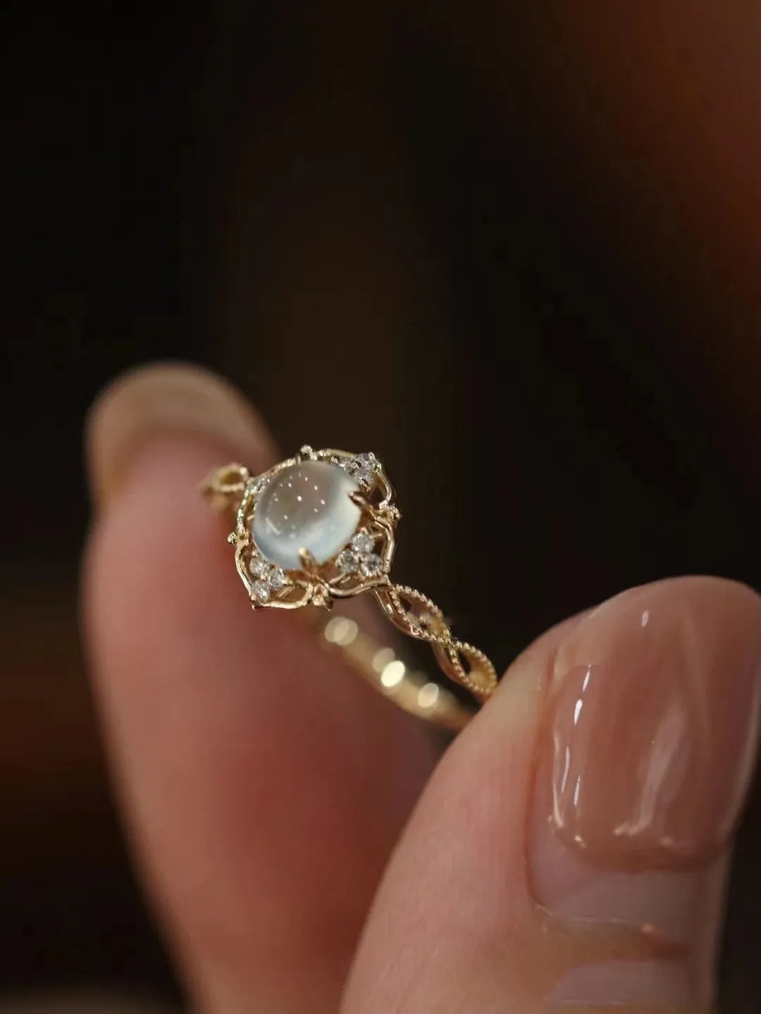 Moonstone Rings