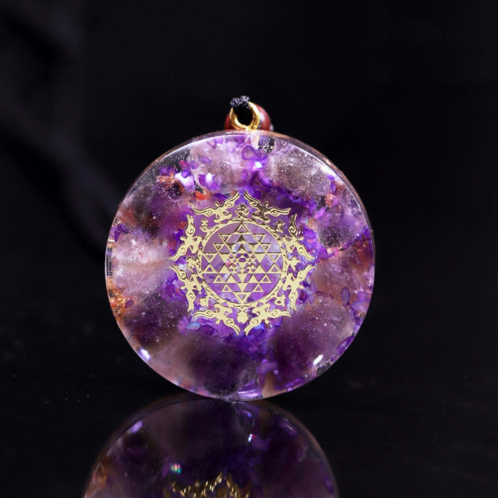 Pendant Orgone Amethyst - Bloom N Bliss Boutique